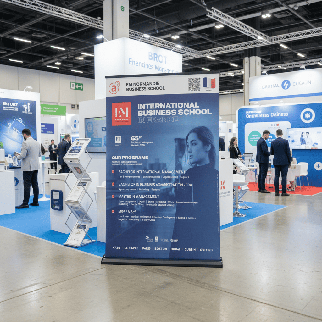 150x200 CM Portatif Pro Lüx Rollup Banner Reklam Stand