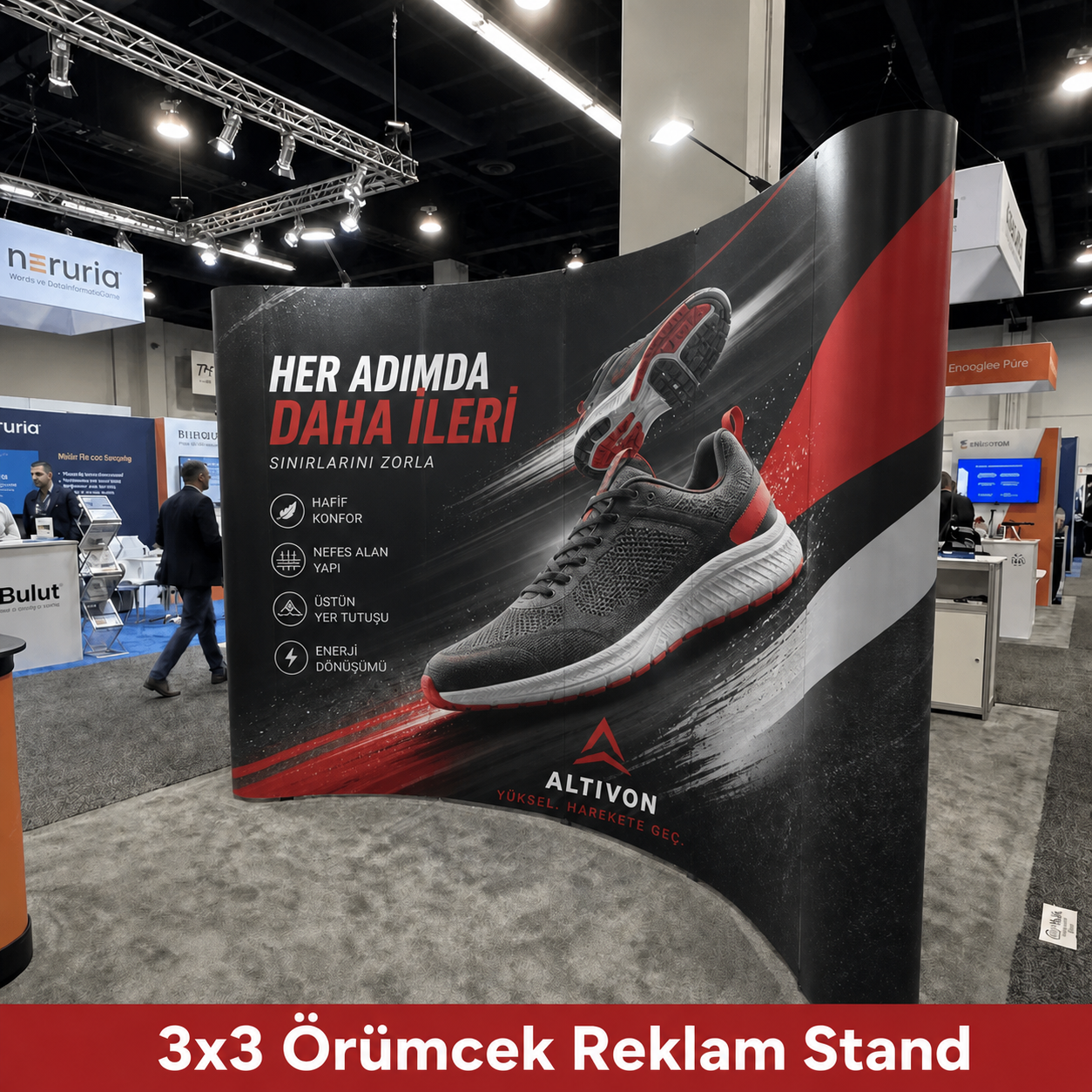 3x3 Örümcek Reklam Stand