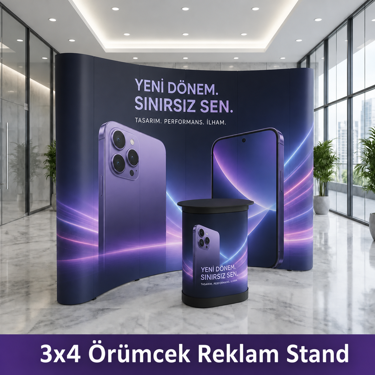 3x4 Örümcek Reklam Stand