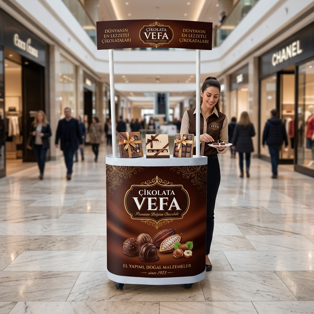 Çikolata Reklam Standı