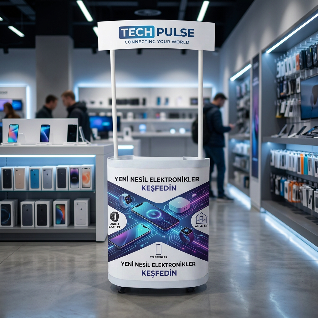 Elektronik Ürün Reklam Standı