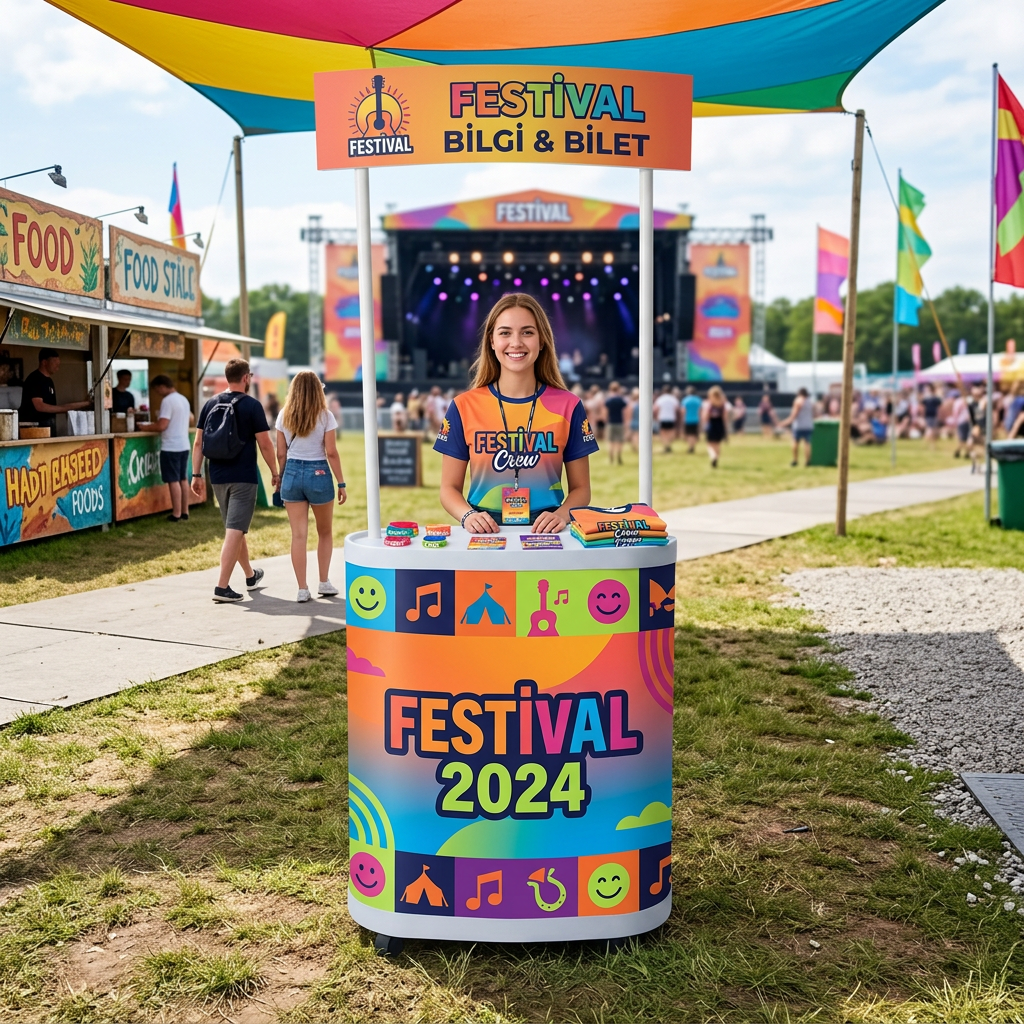 Festival Oval Reklam Stand