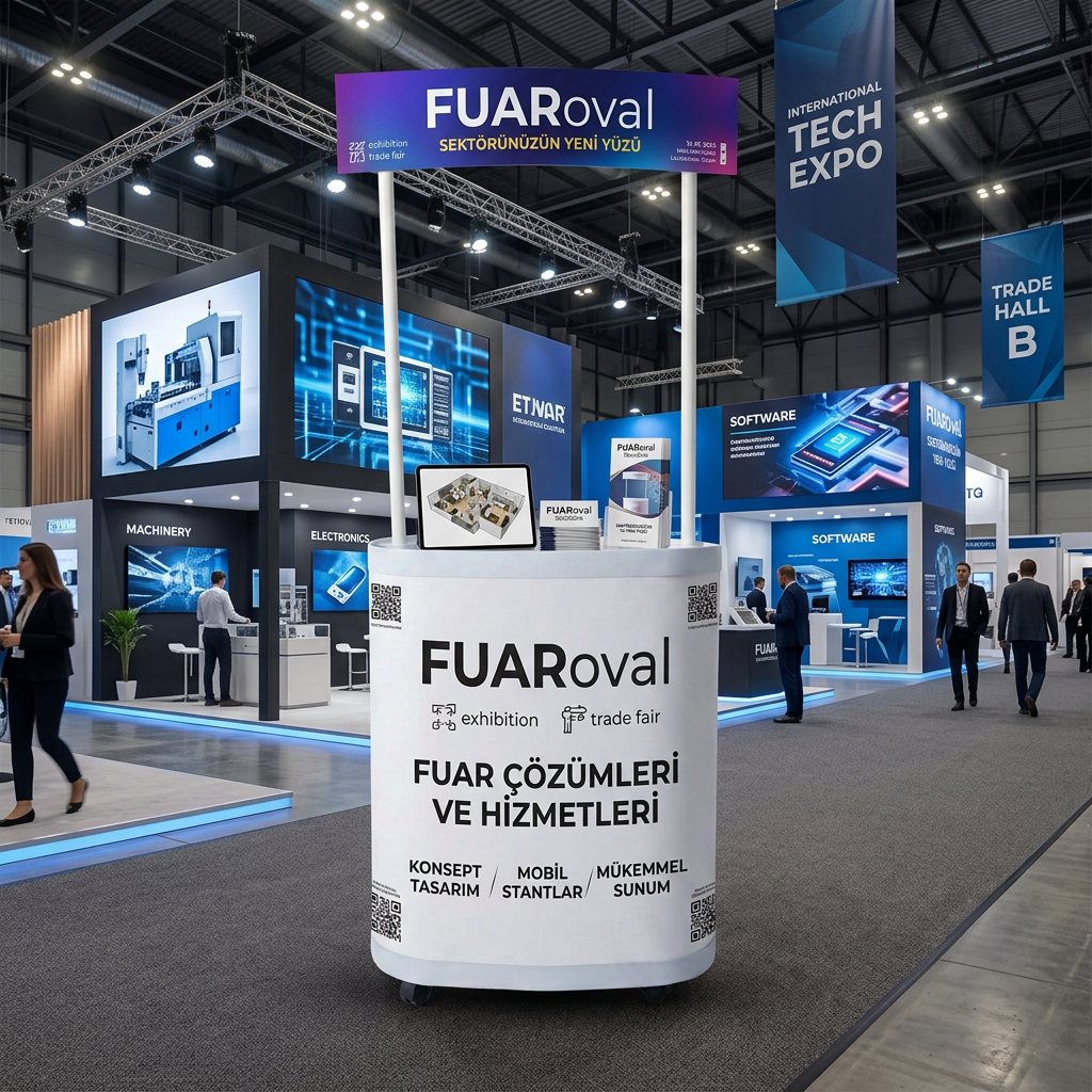 Fuar Oval Reklam Stand