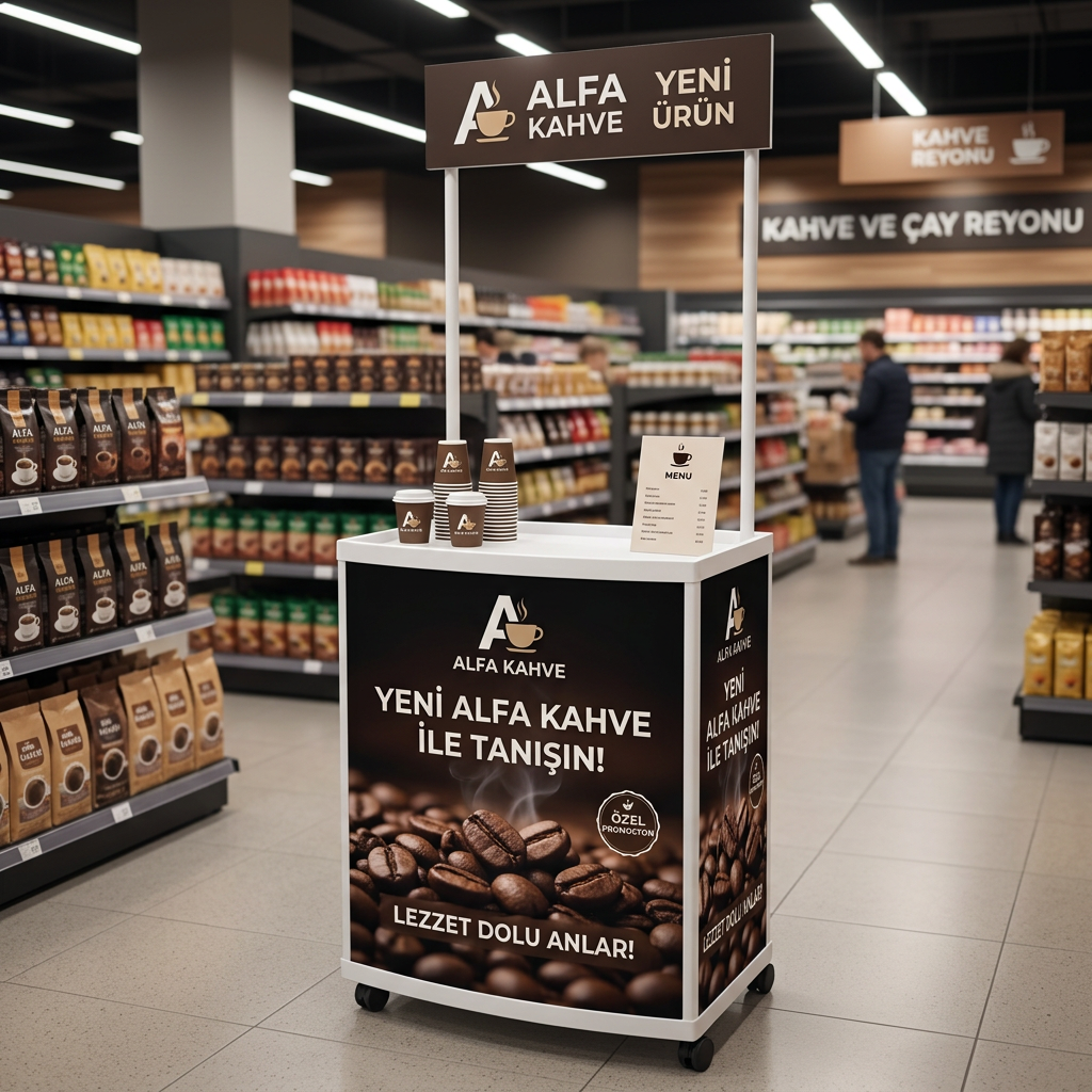 Promosyon Kare Reklam Stand