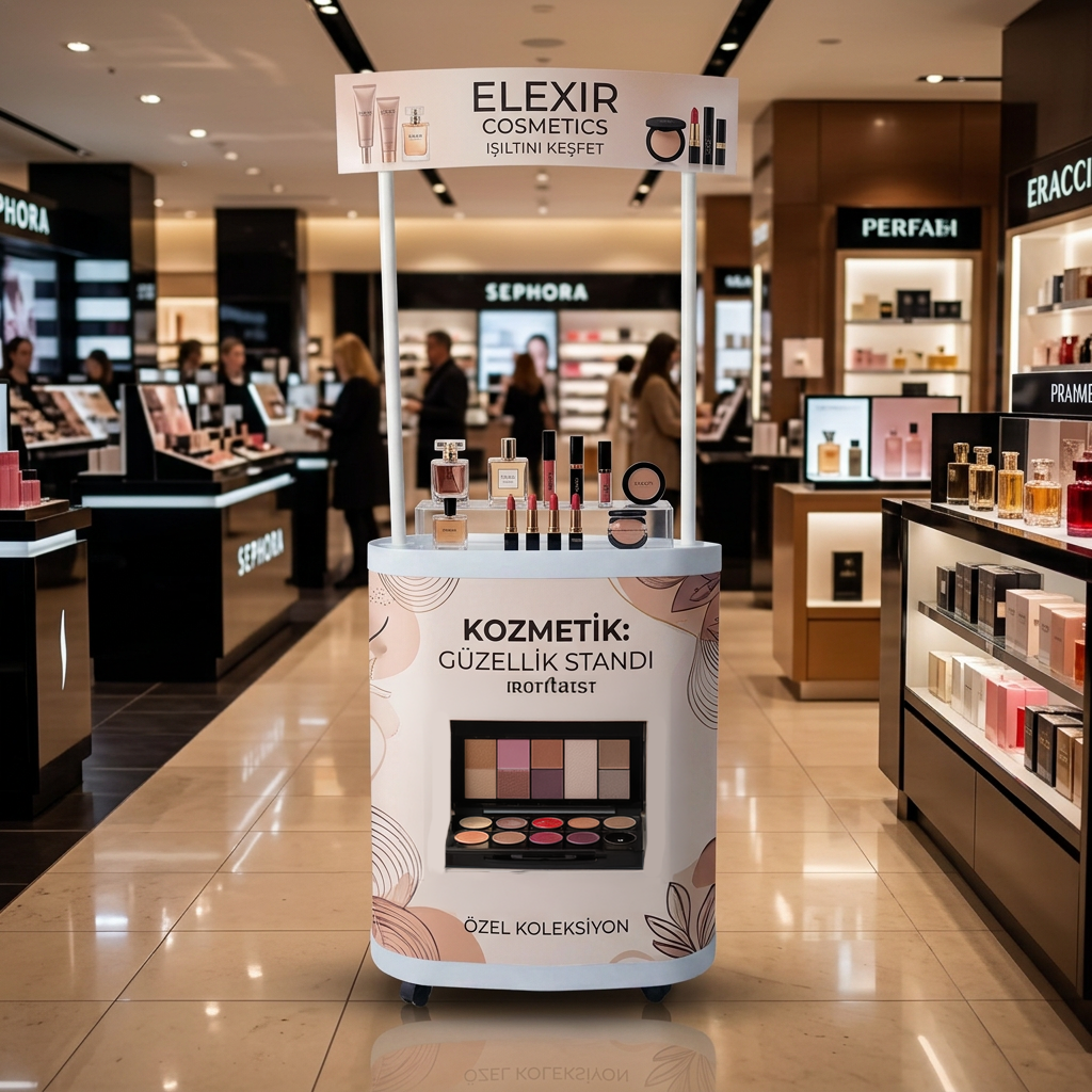 Kozmetik Fasülye Reklam Stand