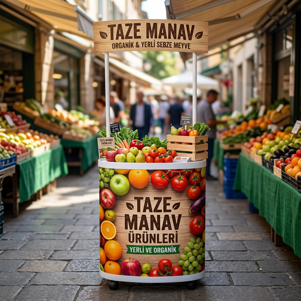 Manav Reklam Standı