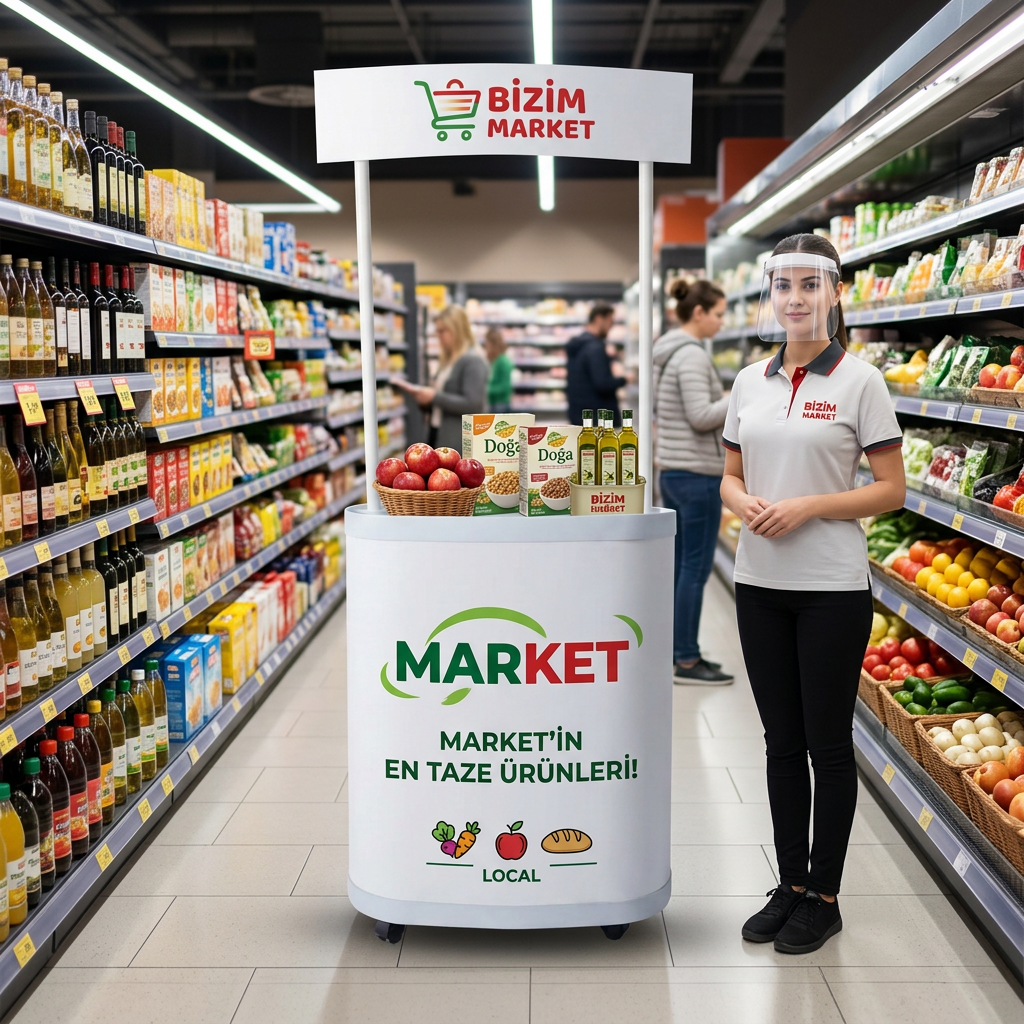 Market Reklam Standı