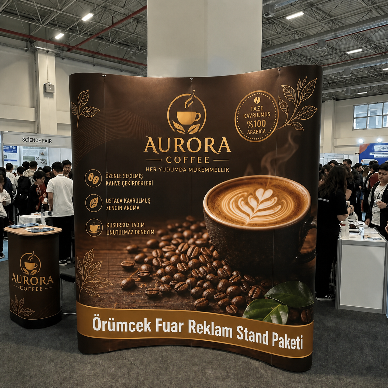 Örümcek Fuar Reklam Stand Paketi