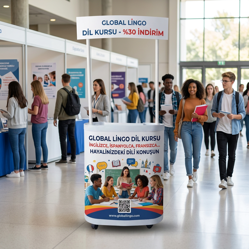 Standart Plastik Reklam Stand